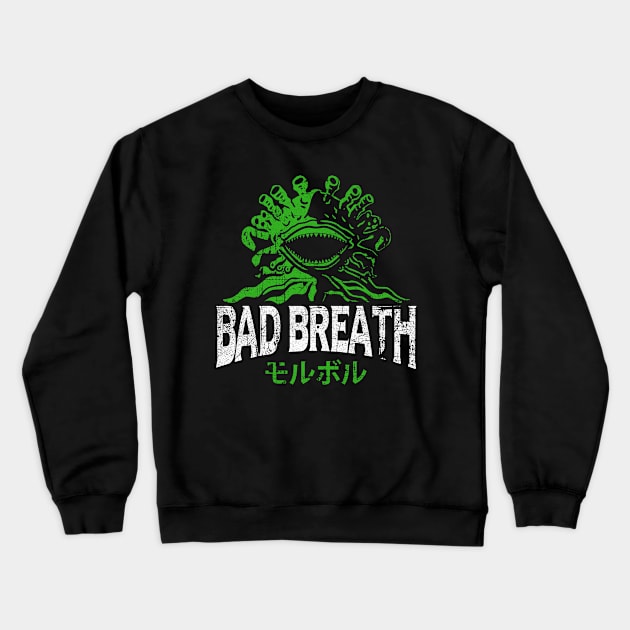 Bad Breath Crewneck Sweatshirt by logozaste